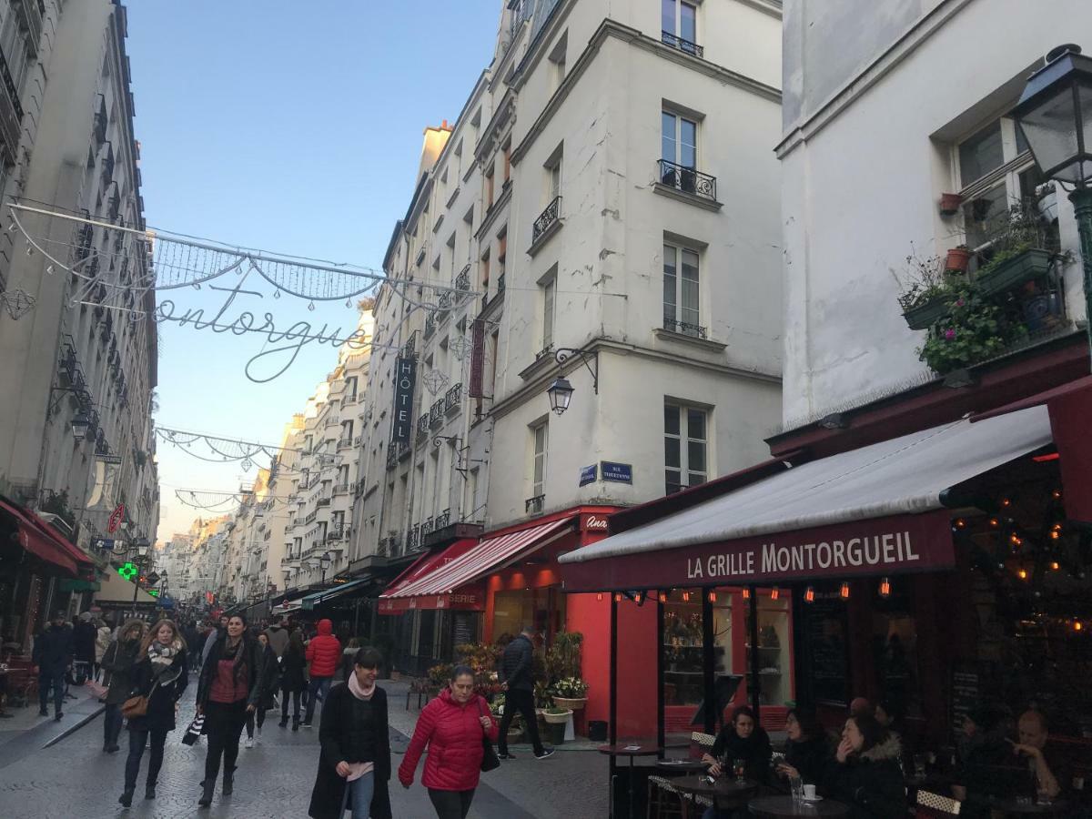 Quartier Montorgueil, Voie Pietonne, Dans Un Immeuble Du Xveme Daire Paris Dış mekan fotoğraf